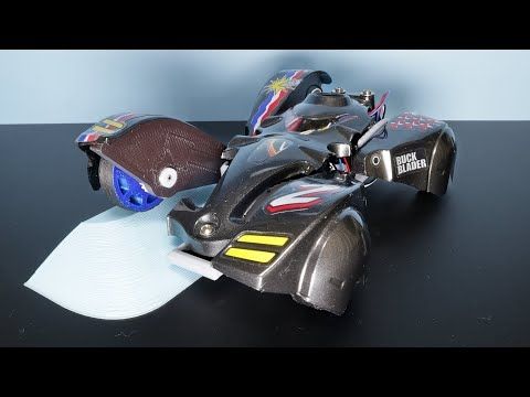 【ミニ四駆アニメ再現】自律制御アクティブサスペンションをバックブレーダーに搭載する