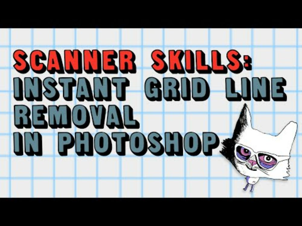 Graph Paper Grid Line Removal in Photoshop