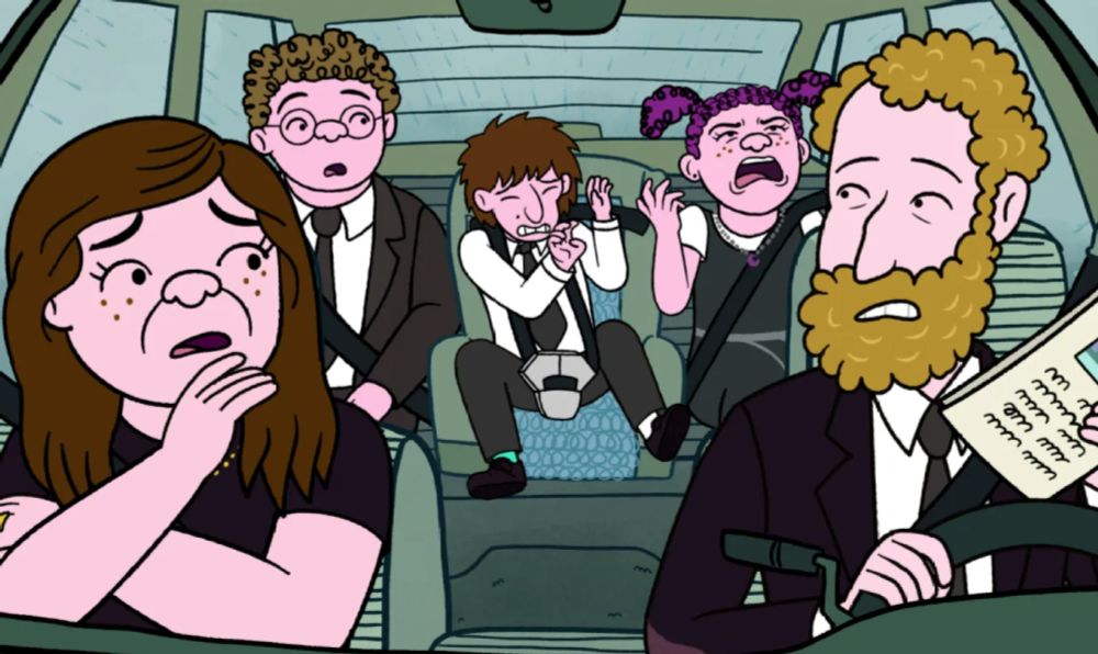 Ben Feldman, Max Greenfield and Abbi Jacobson voice siblings coping with a lifetime of tsuris in this Netflix animated dramedy.