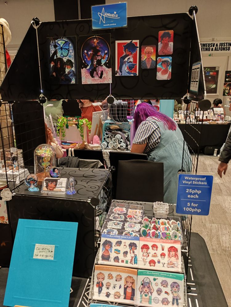 Arururin's booth in Patron of the Arts: Originals