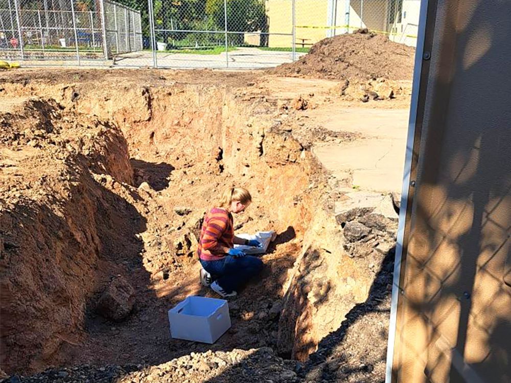 Cholera cemetery bones uncovered again at East Side school site