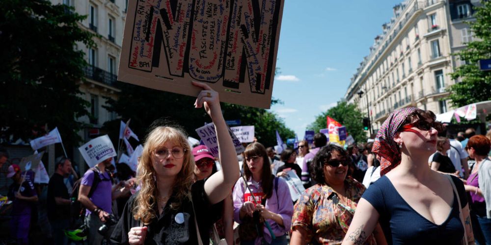 Plusieurs manifestations féministes contre l’extrême droite à Paris et partout en France