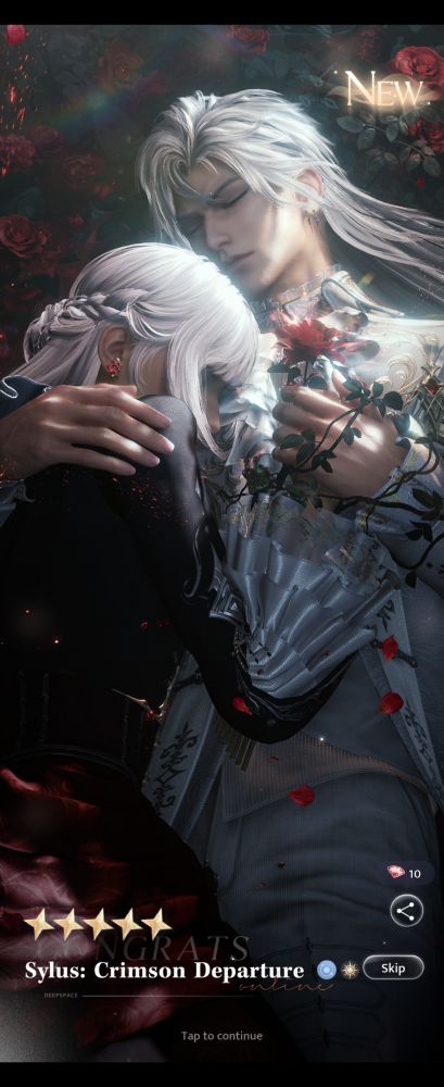 sylus 5 star crimson departure card