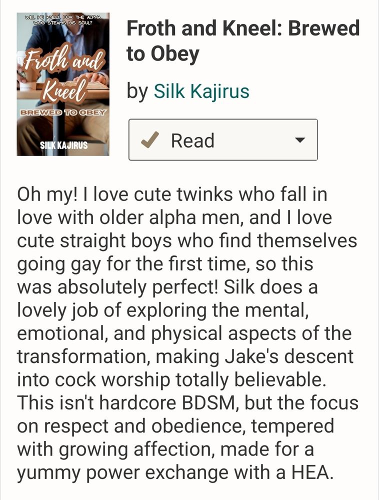 5-star review for Froth & Kneel