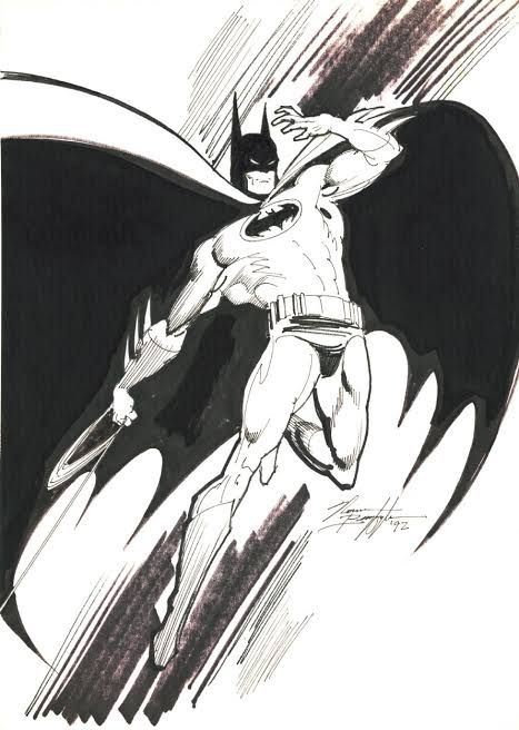 Batman in motion, a dynamic image with no background 