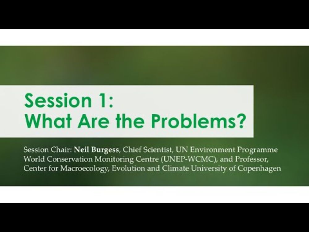 Session 1: What Are the Problems - 2025 US UK Forum on Measuring Biodiversity