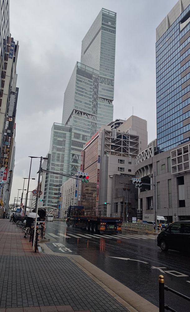 ハルカスを反対側？から……