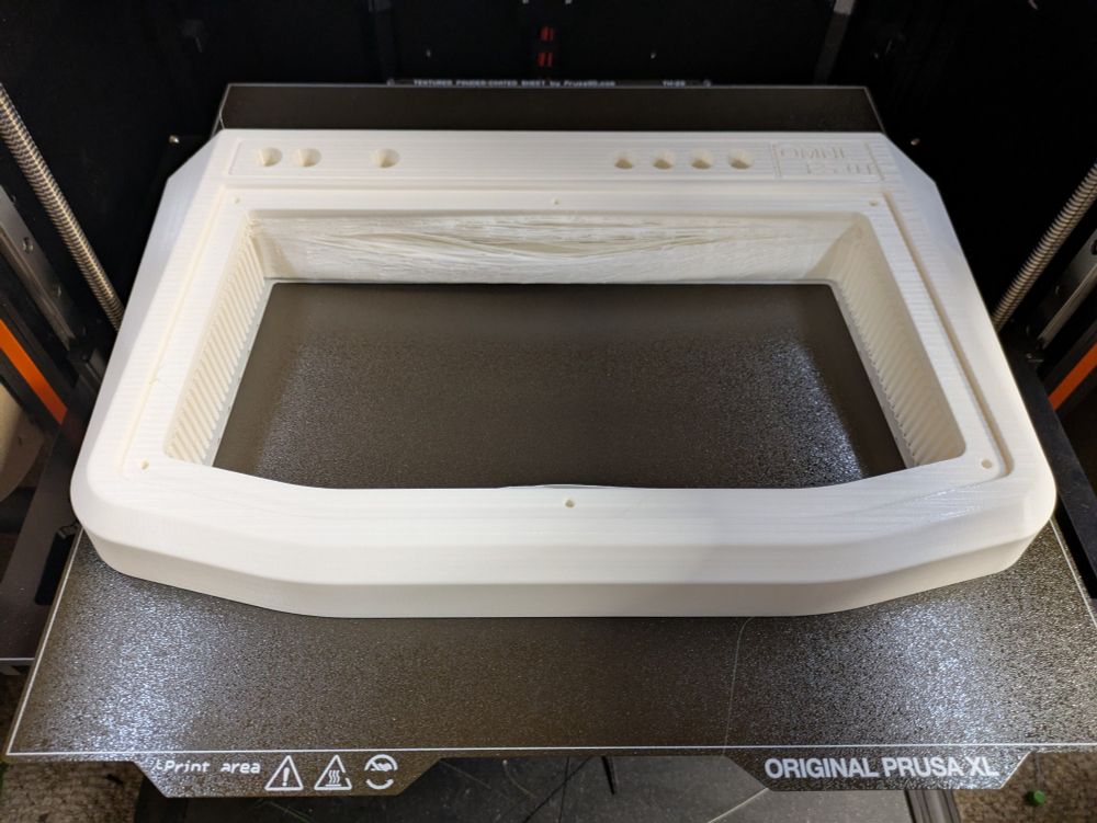 3D printed prototype for a fightstick case. #FGC

