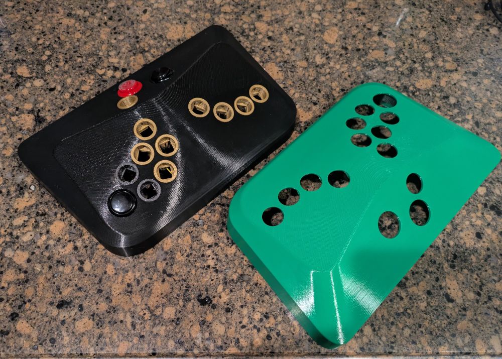 3d printed fighting game controllers.