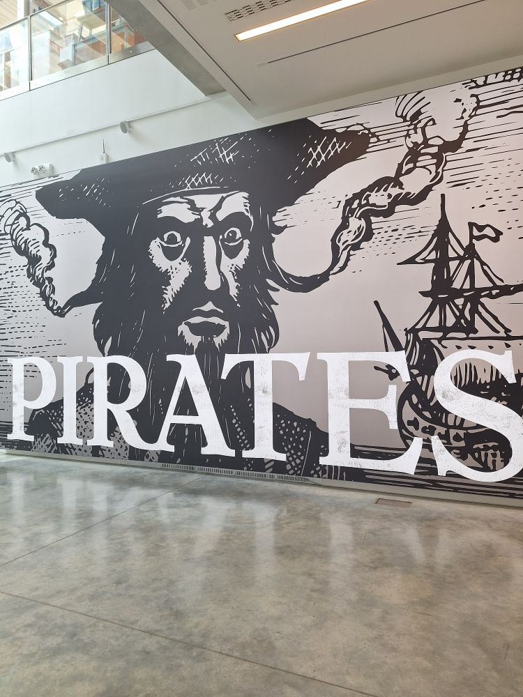 Pirate exhibition sign