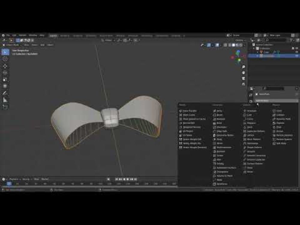 Create Bows in Blender