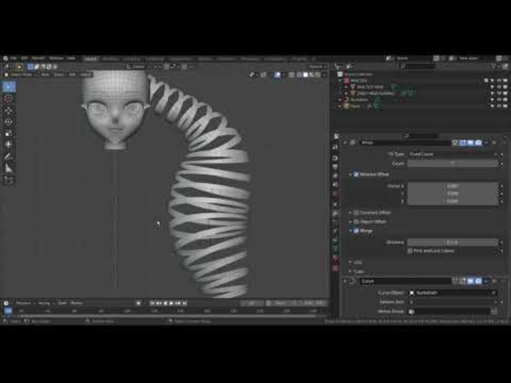 Make Hair Drills In Blender