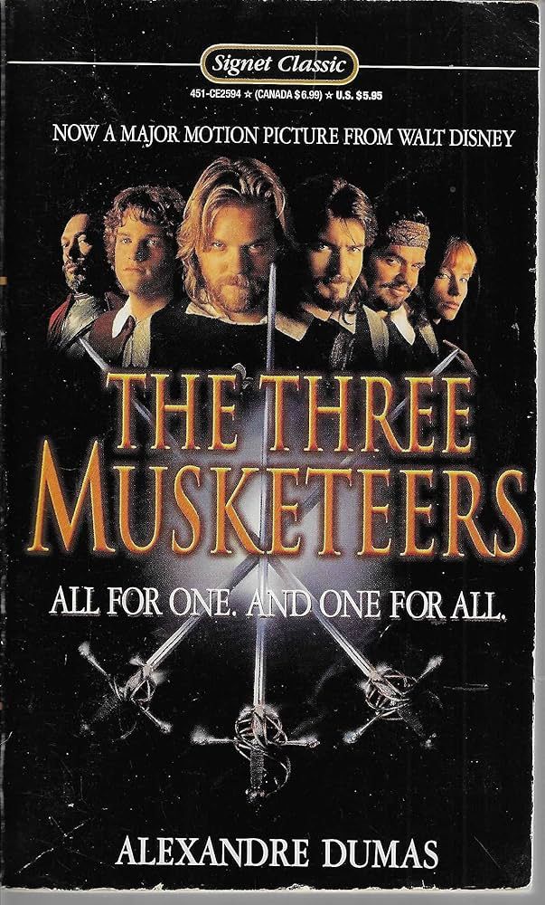 Book cover: The Three Musketeers by Alexandre Dumas