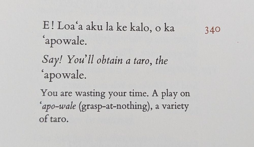 E! Loaʻa aku la ke kalo, o ka ʻapowale. 

Say! You'll obtain a taro, the ʻapowale. 

You are wasting your time. A play on 'apo-wale (grasp-at-nothing), a variety of taro.
