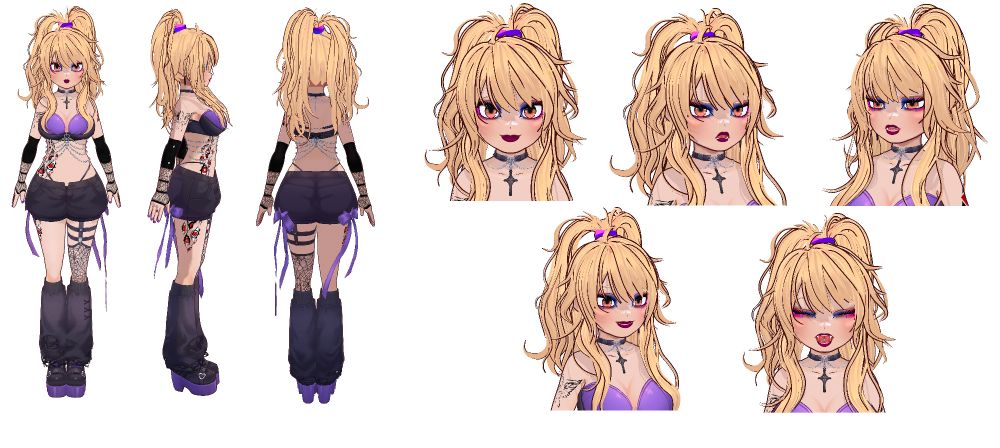 Meg's character sheet.