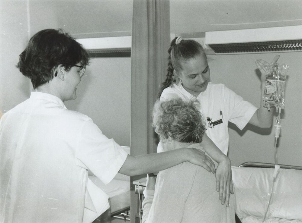 Hatanpää Hospital, Tampere 1980s. (Labour Museum Werstas)