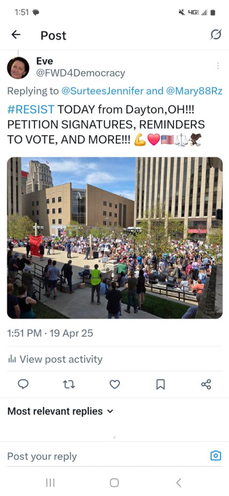 #RESIST TODAYfrom Dayton, OH!! 