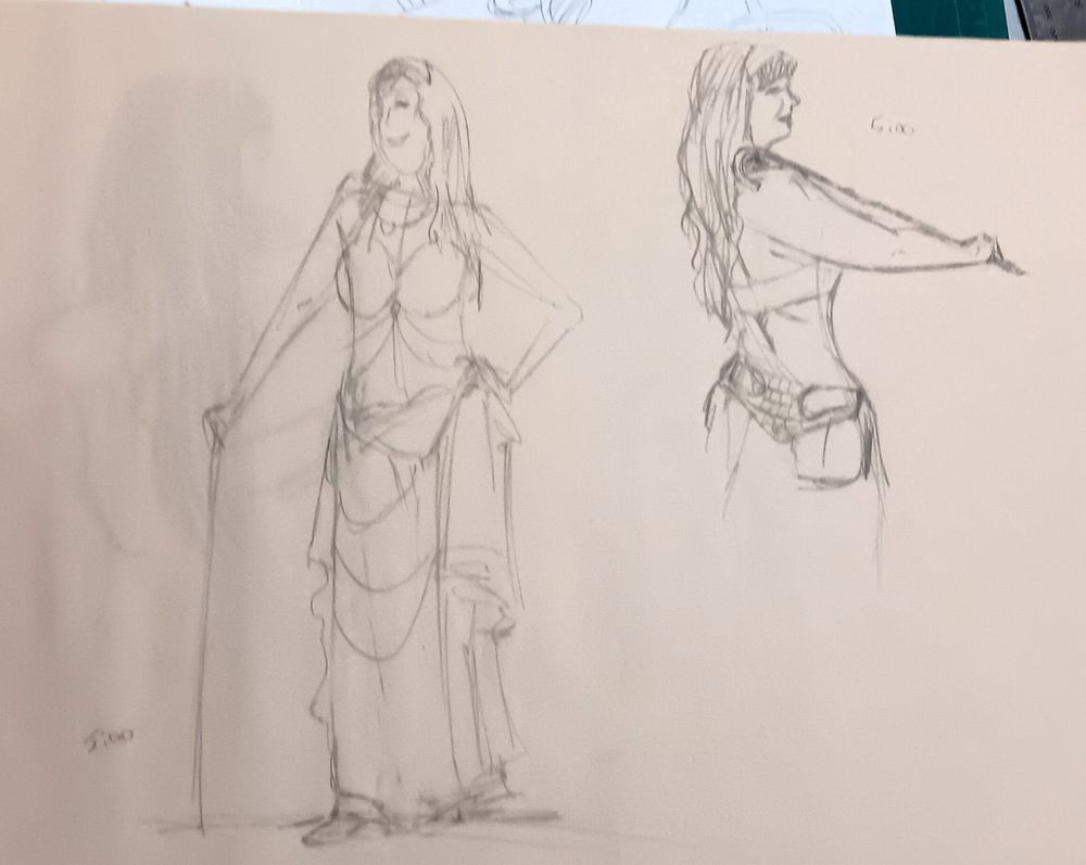 Life drawings of model in 5 minute poses. Pencil on newsprint.