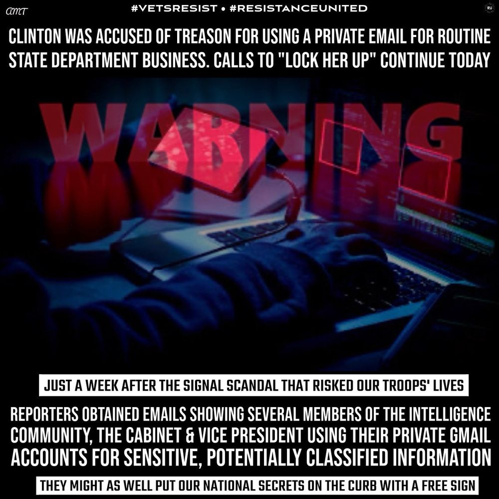 Graphic showing how the same people who wanted Hillary Clinton arrested for her “emails” did the exact same thing