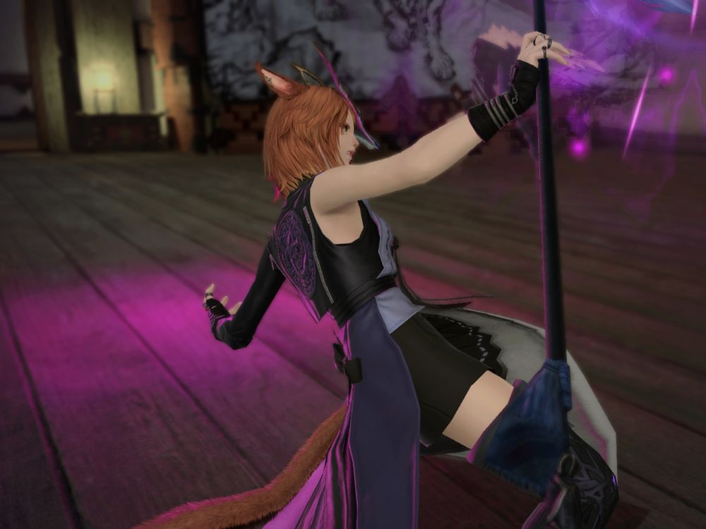 battling an off screen ghost