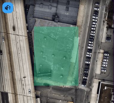 Image of the AEW as seen from above. This is being sold as an NFT by losers for losers. 