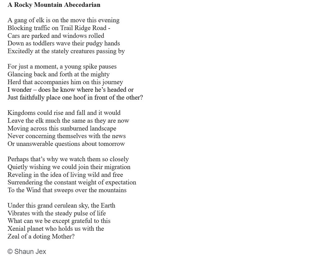 an abecedarian poem