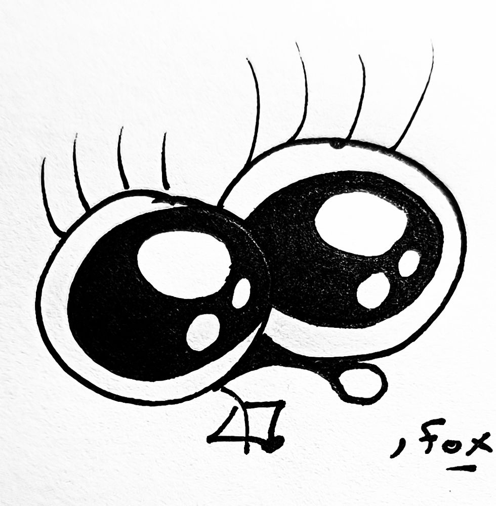Dessin d'un personnage impatiente d'entendre une réponse 