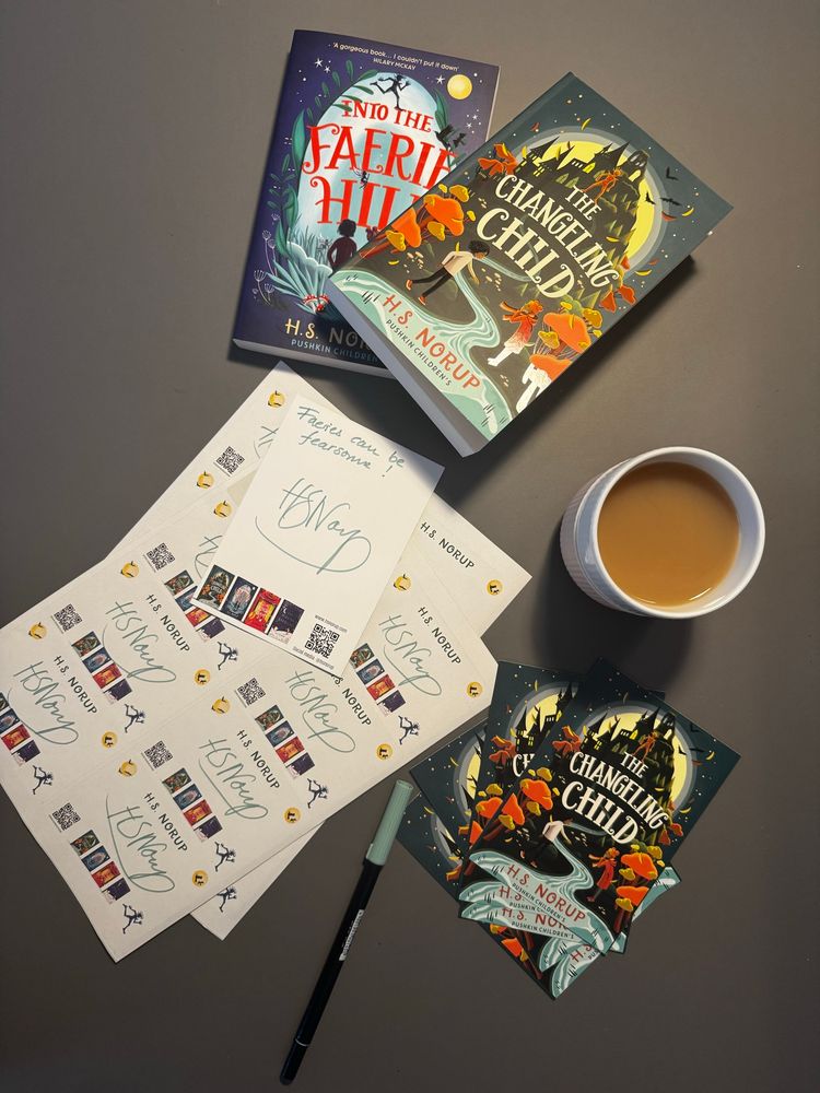 Books, postcards and bookplates featuring my books.