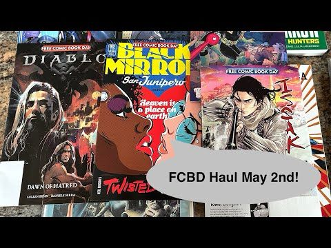 Free comic book day Haul -May 2nd 2025!