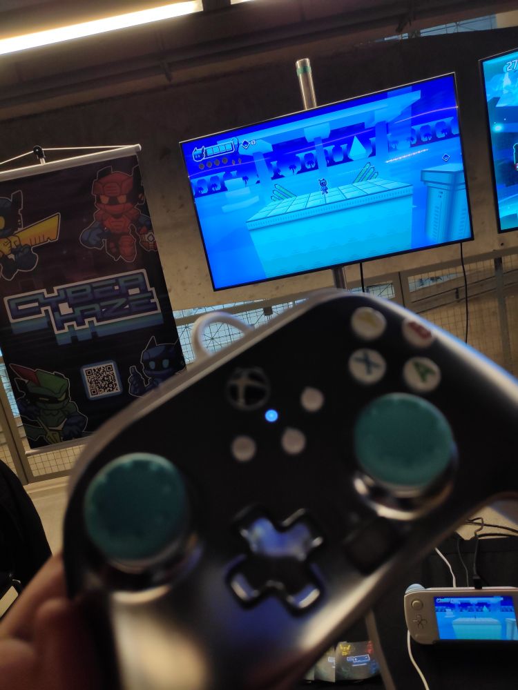 Cyber Haze a todo vapor. Muito playtest e feedback do público.