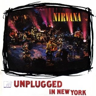 The cover of Nirvana's MTV Unplugged in New York