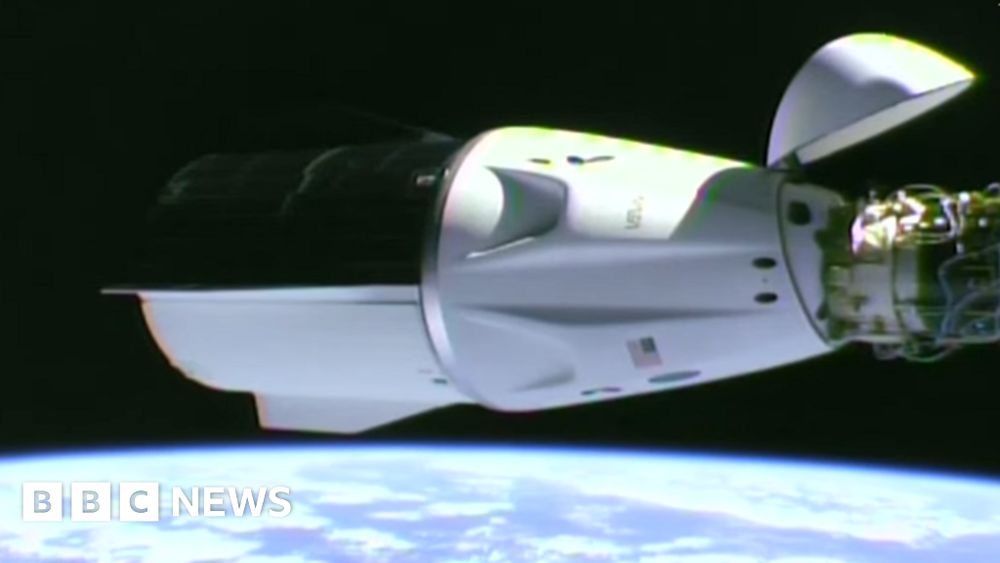 SpaceX capsule docks at ISS to collect stranded astronauts