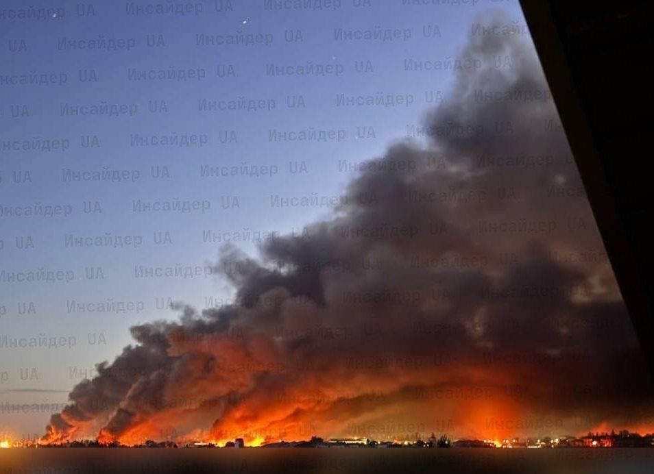 Kyiv. 4 July 2025 early morning. Multiple fires from drone and missile barrage.