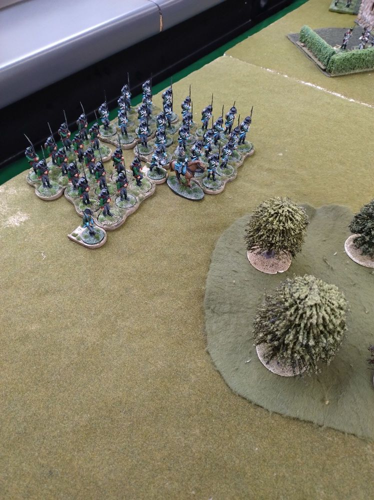 The Austrian Landwehr deploy.