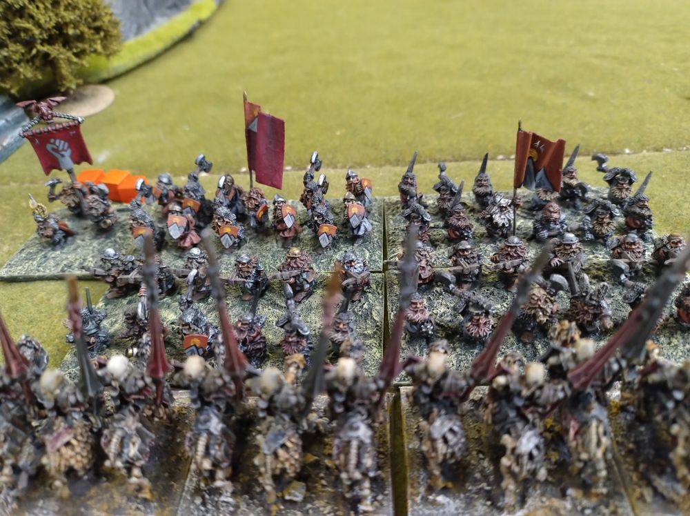 Grey Mountain home regt receiving the skeleton cavalry. 