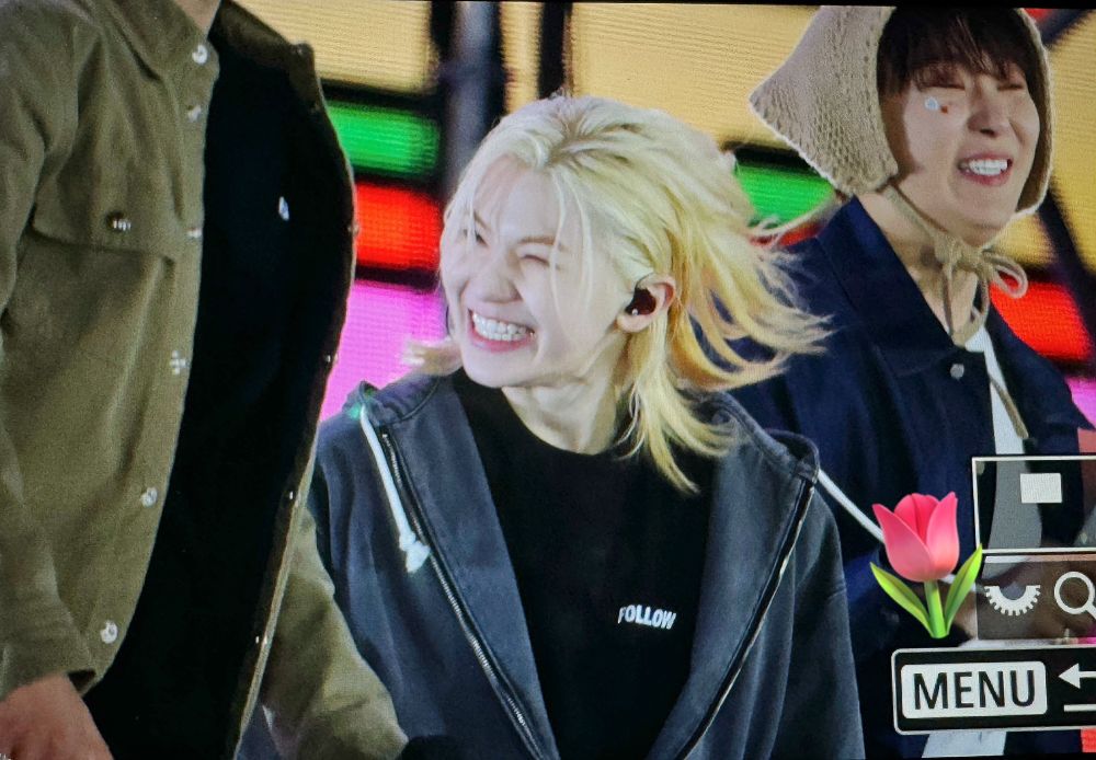 Blonde long haired Woozi 🥹😭😭😭