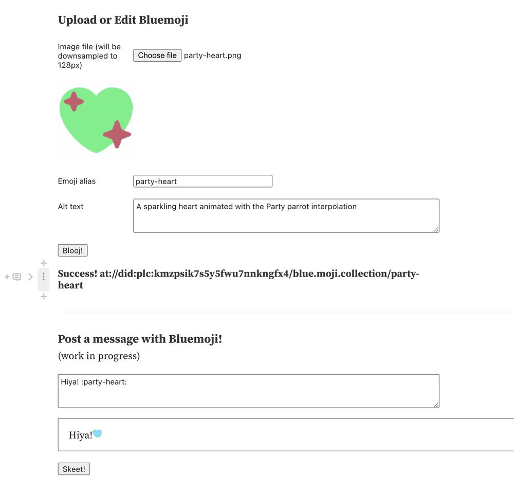 Bluemoji Tools notebook on Observable