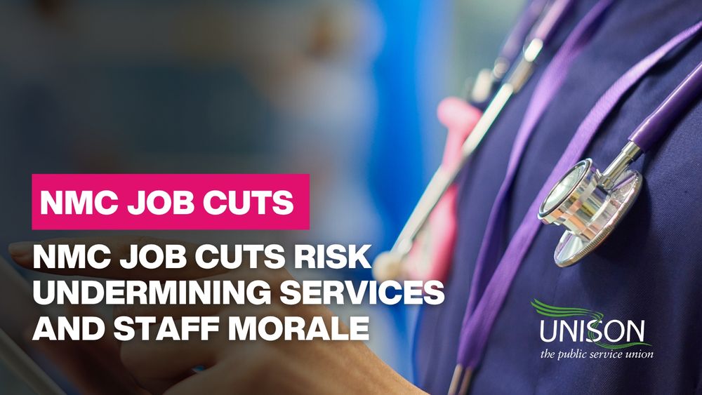 Photo of health worker "NMC job cuts risk undermining services and staff morale"