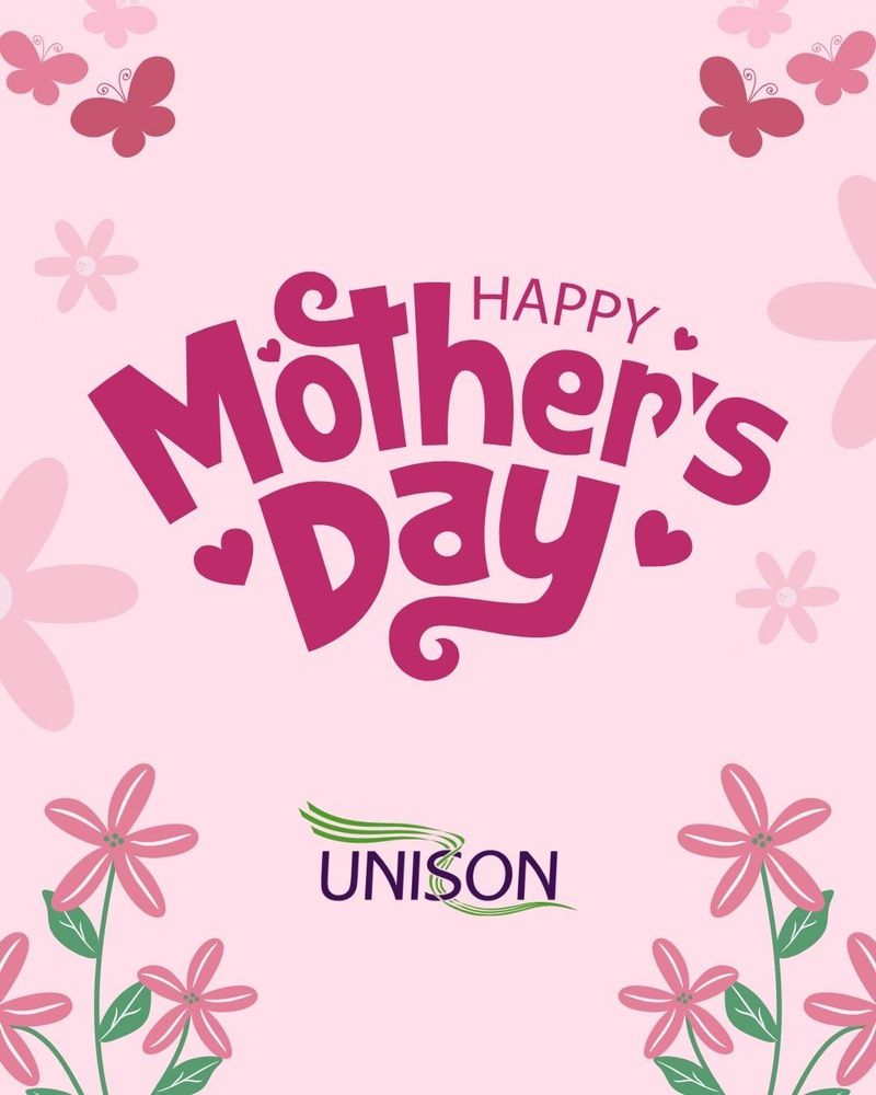 Background illustration of flowers and butterflies. Happy Mother’s Day