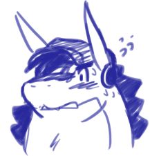 Polar Behemoth blushing, upset but in a mild way