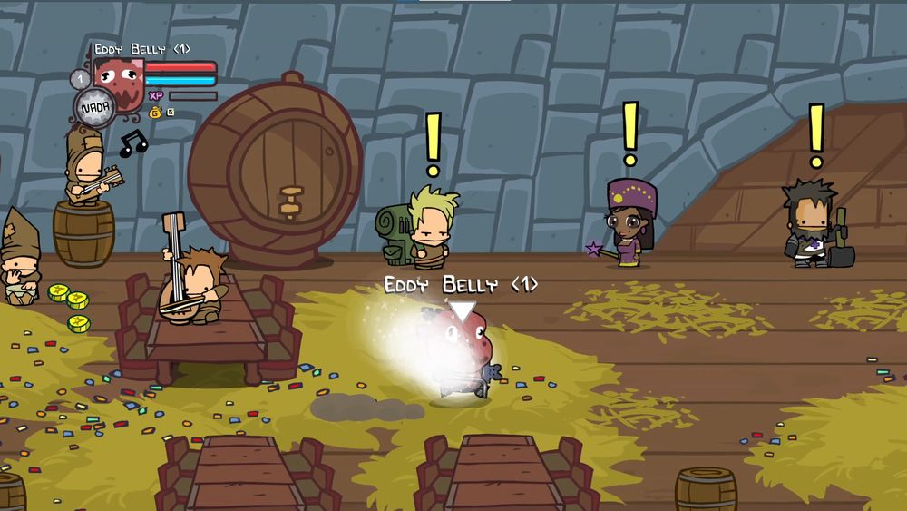 The same kobold but running with dust in his face.