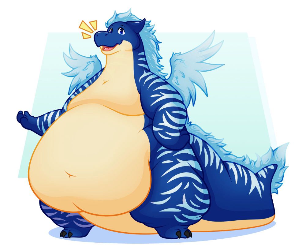 Artwork of Trenlas (dragon character) for YonGriffy, drawn by LuisTheYamper.