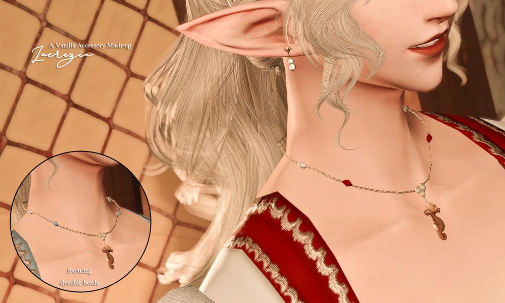 Lucrezia Jewelry Set - The Glamour Dresser : Final Fantasy XIV Mods and More