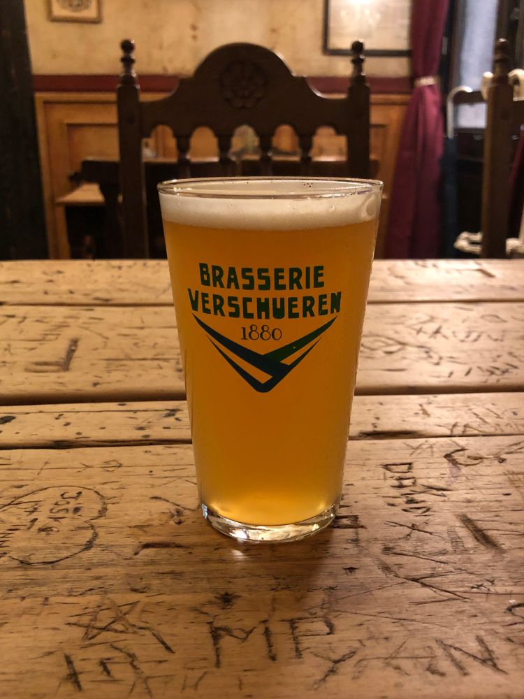 Beer from Verschueren at La Papier en Fleur Doré, Brussels