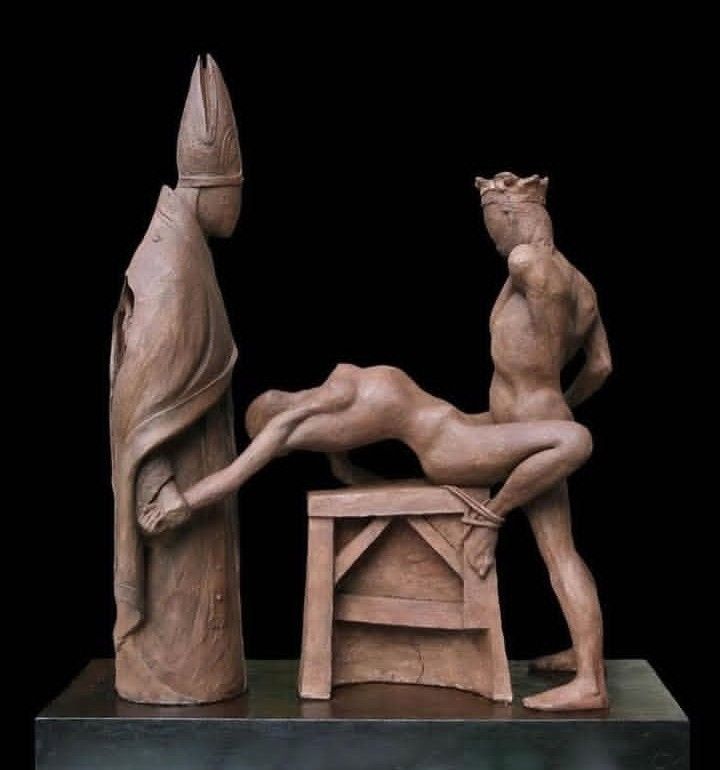 Via Instagram: Cultura Inquieta

"[...] Cuando en 1982 se le pidió al escultor Salvatore Rizzuti que creara una obra para conmemorar las Vísperas Sicilianas, Rizzuti decidió representar la violencia sufrida por los sicilianos por el invasor Carlos de Anjou, sin olvidar el papel del papa Clemente IV". 