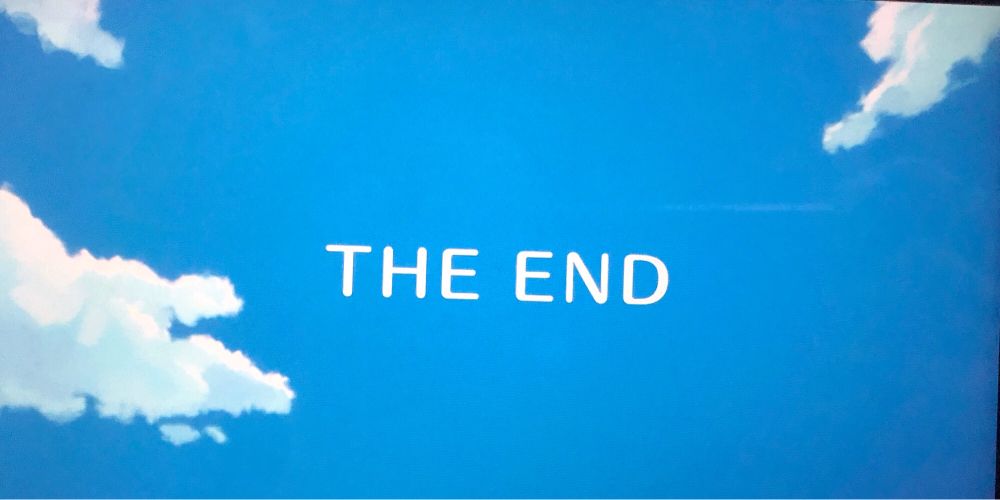 Ending screen of Link’s Awakening on Nintendo Switch