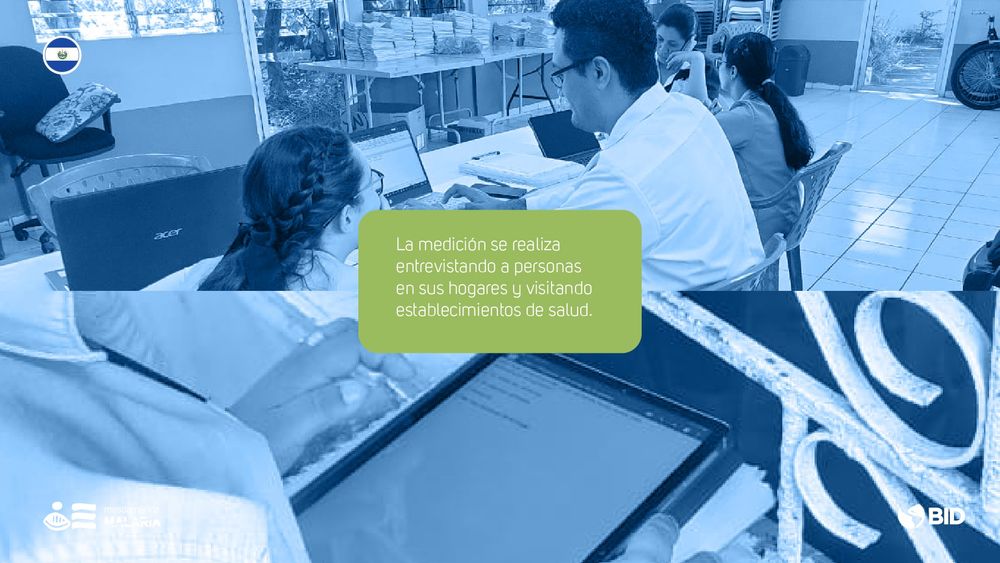 La medición se realiza entrevistando a personas en sus hogares y visitando establecimientos de salud.