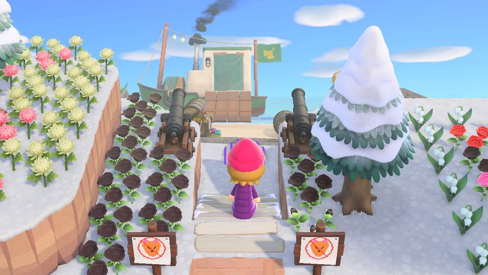 Lilica unhappy that Redd showed up on the first day of snow on the ground