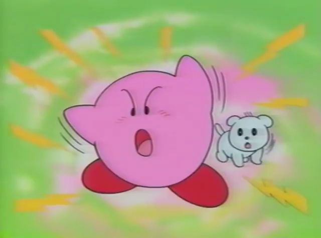 Artwork from the Japanese VHS ‘Mario Kirby Meisaku Video’.
