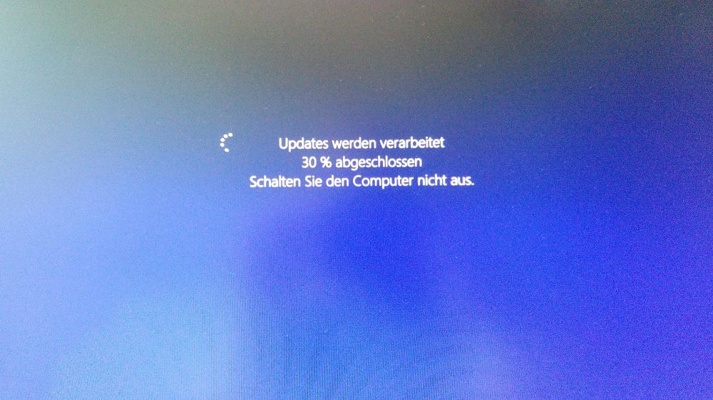 Ein Windows Updatefenster